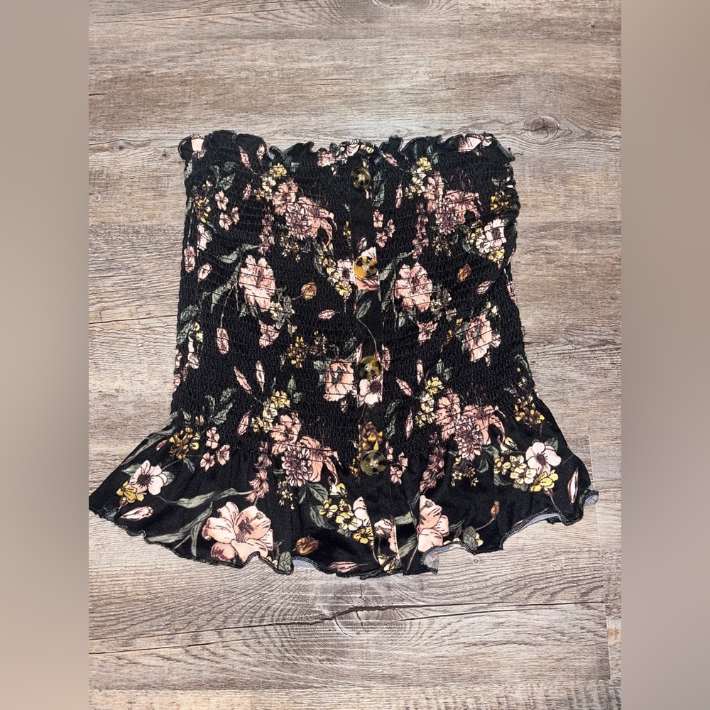 Justify Strapless Floral Tube Top